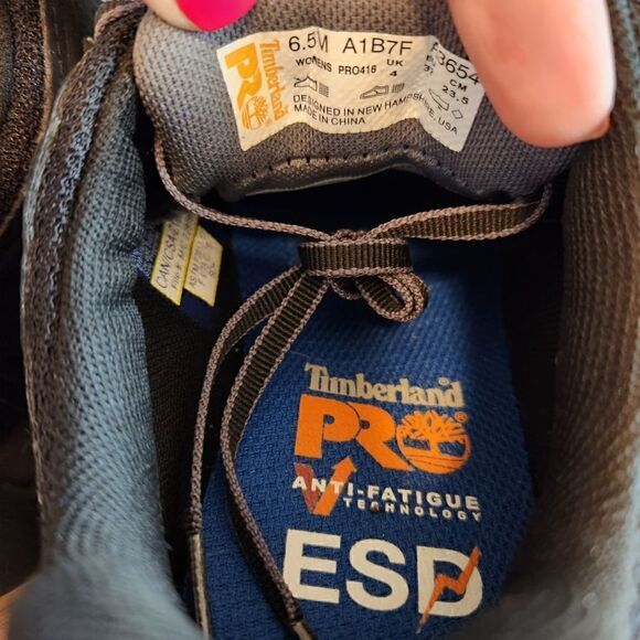 TIMBERLAND Women's Pro Powertrain Sport Alloy Toe Work Sneaker Size 6.5 - Picture 7 of 7